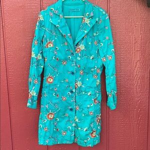 Johnny Was Turquoise Jacket